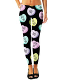 Mean Candy Hearts Leggings