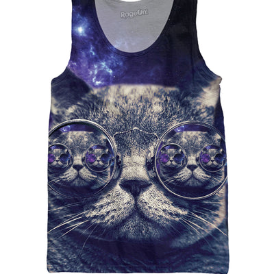 Hipster Cat Tank Top