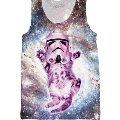 Helmet Cat Tank Top