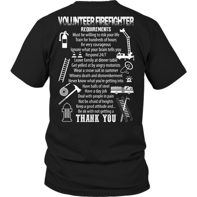 Volunteer Firefighter Requirements