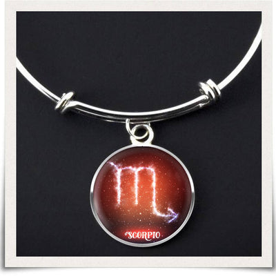 Scorpio Zodiac Thing Bangle and Necklace