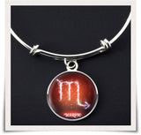 Scorpio Zodiac Thing Bangle and Necklace