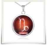 Capricorn Zodiac Bangle And Necklace