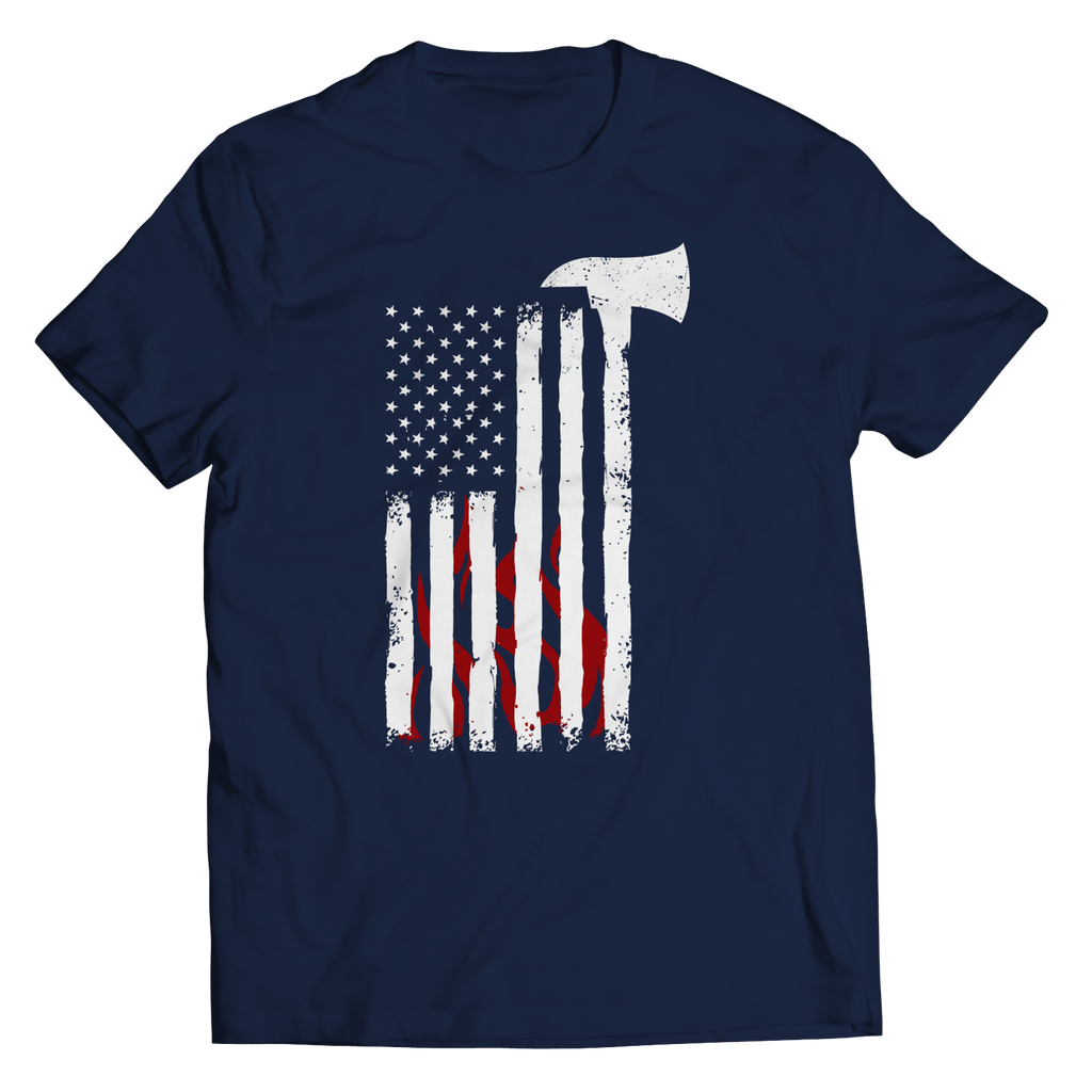 Firefighter Axe Flag