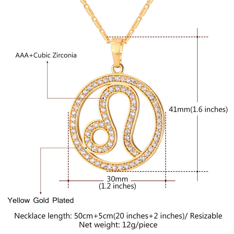 Leo Zodiac Necklace